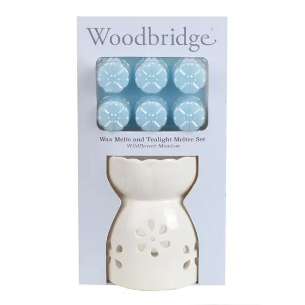 Woodbridge Wildflower Meadow Wax Melt Warmer Gift Set Extra Image 1